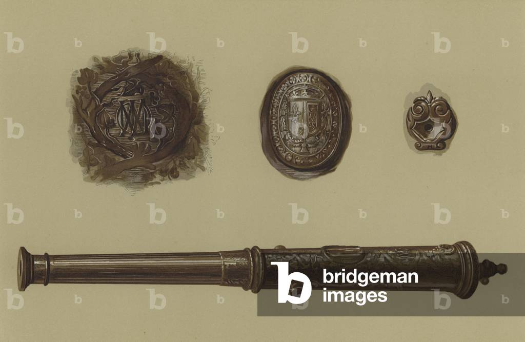 Small Bronze Cannon (chromolitho)