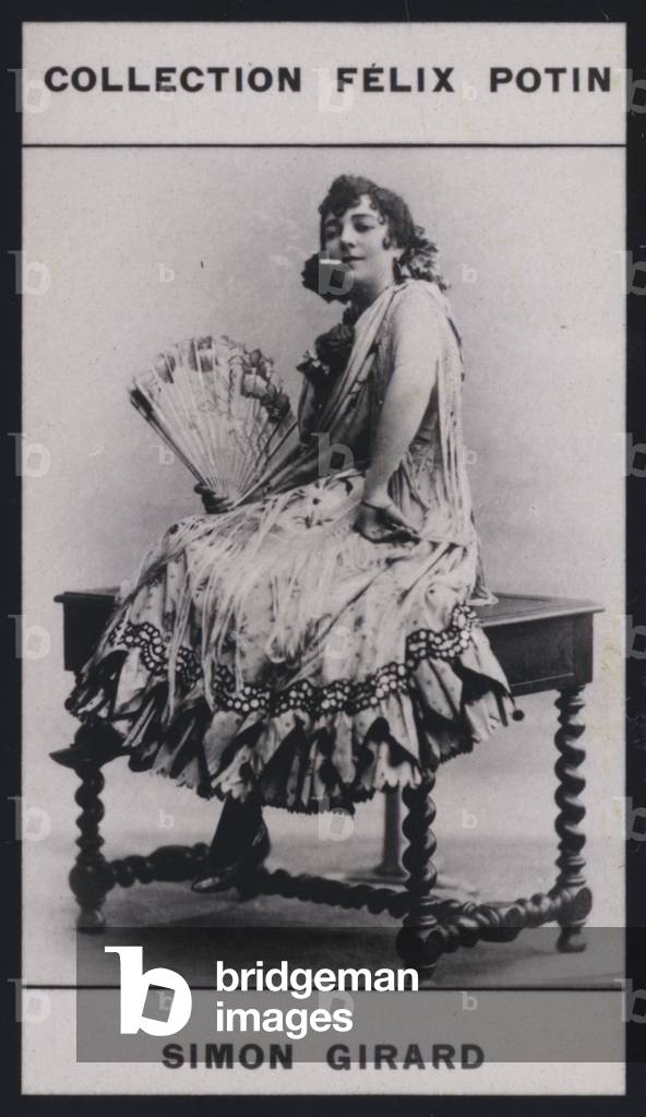 Madame Julie Simon-Girard (1859) (b/w photo)