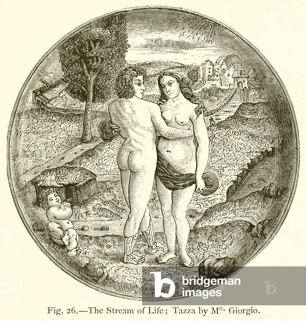 The Stream of Life; Tazza by Mo. Giorgio (engraving)