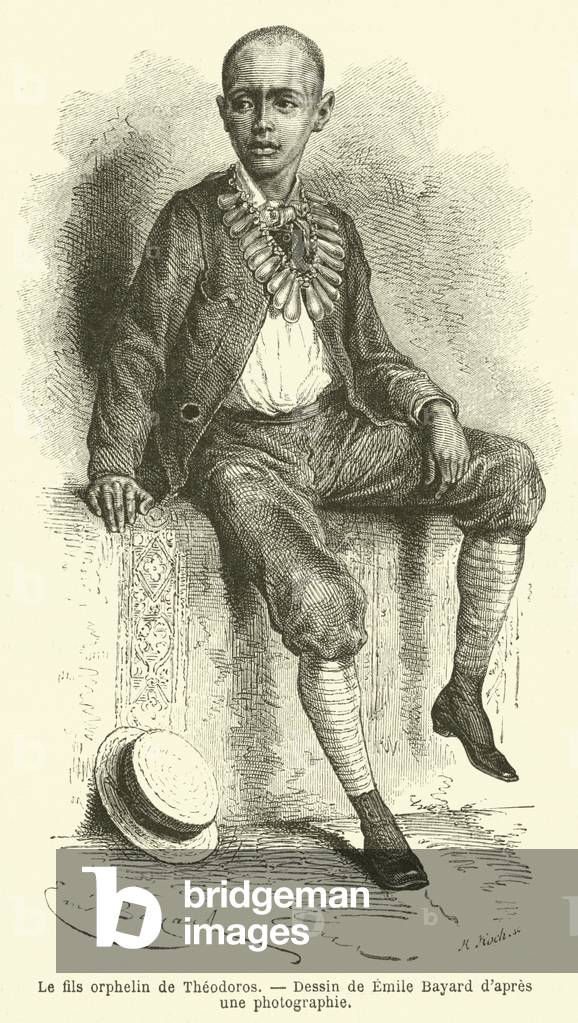 Le fils orphelin de Theodoros (engraving)