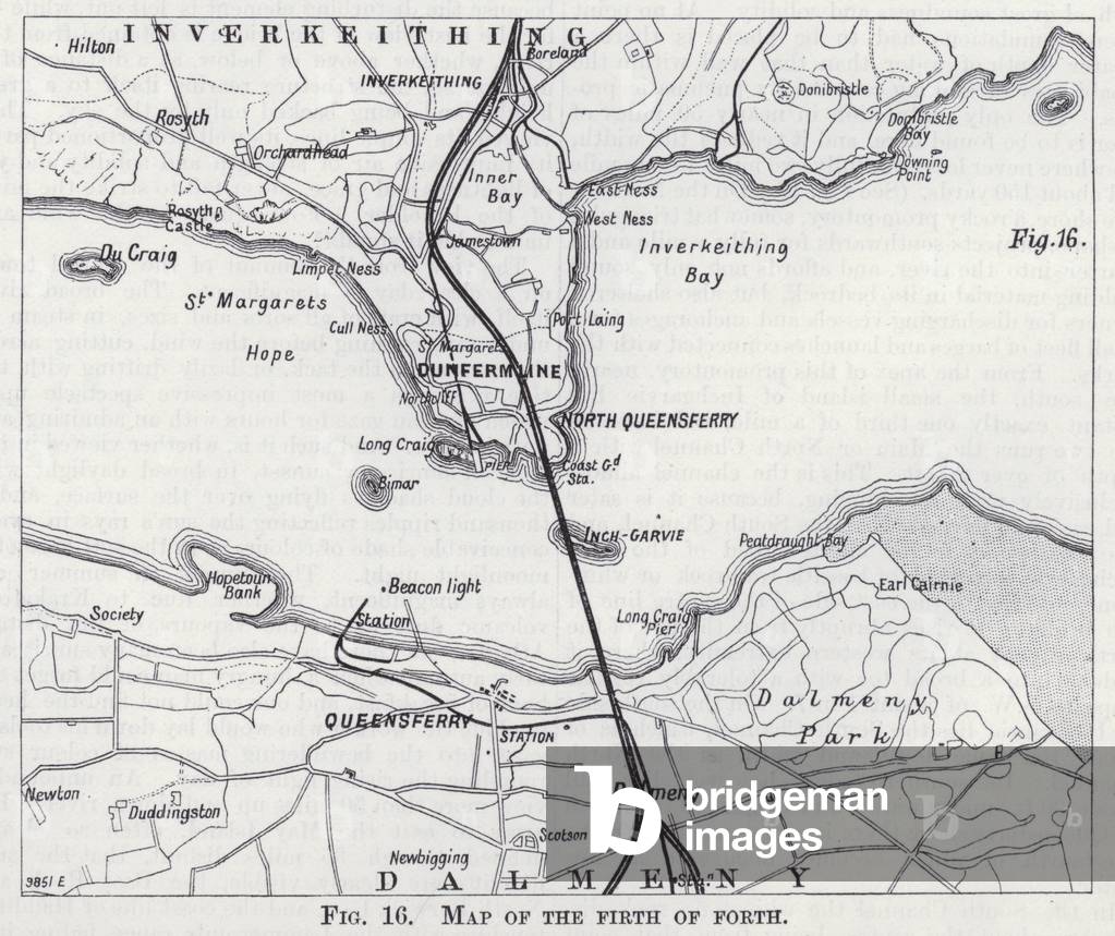 Map of the Firth of Forth (engraving)