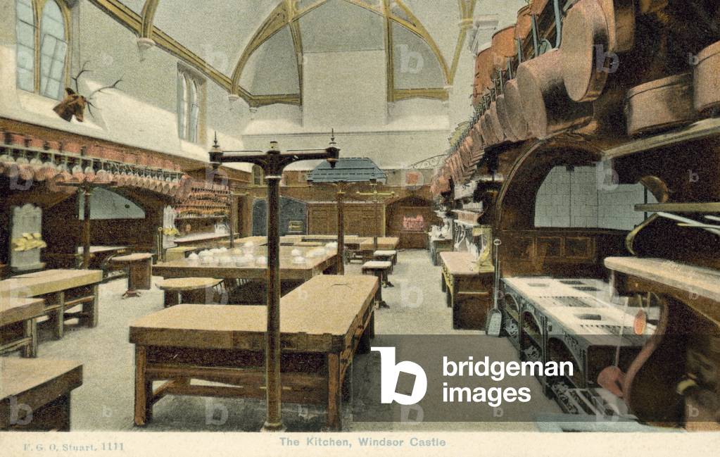 The kitchens, Windsor Castle (colour photo)