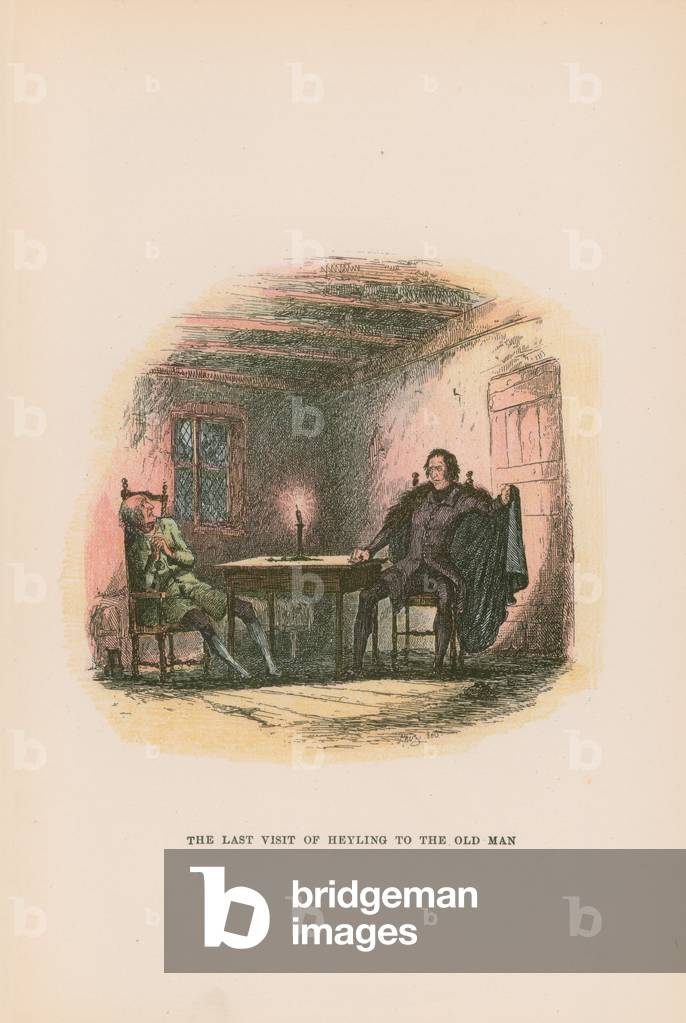 Illustration for Pickwick Papers (colour litho)