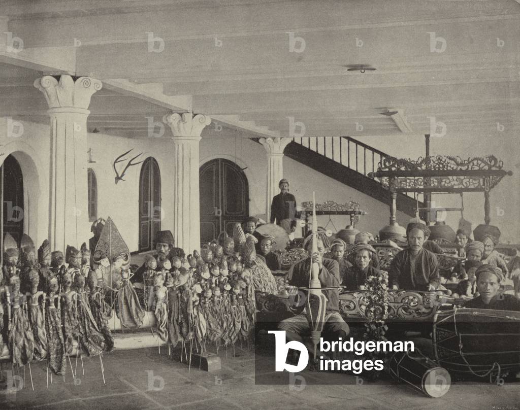 The Javanese Orchestra (b/w photo)