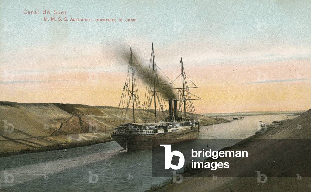 MMSS Australien, Suez Canal (colour photo)