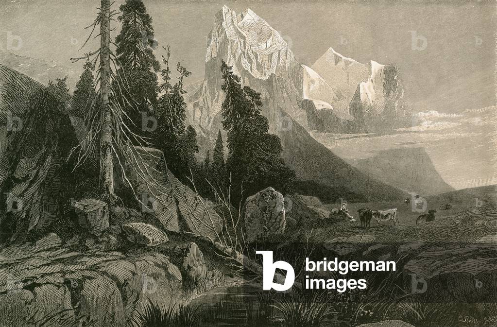 The Wellhorn and the Wetterhorn (engraving)