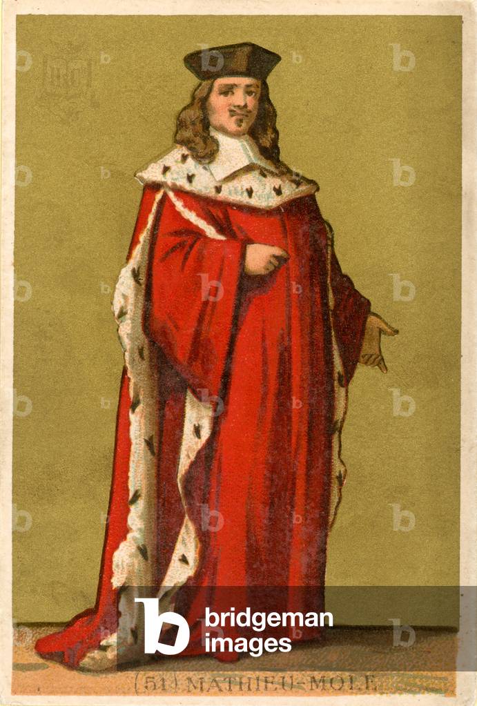 Mathieu Molé (chromolitho)