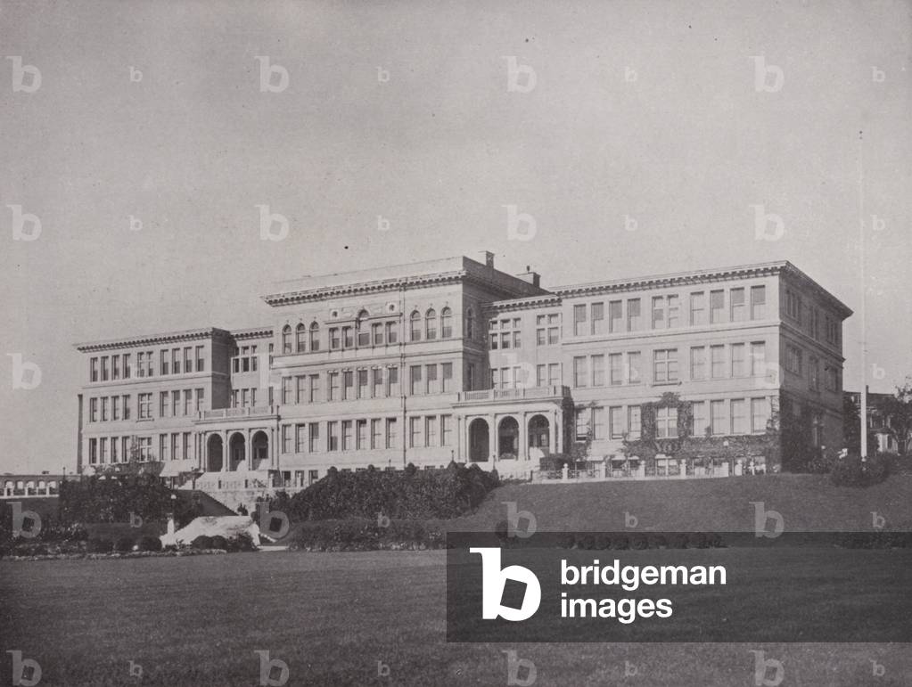 Providence, Rhode Island: The State Normal School (b/w photo)