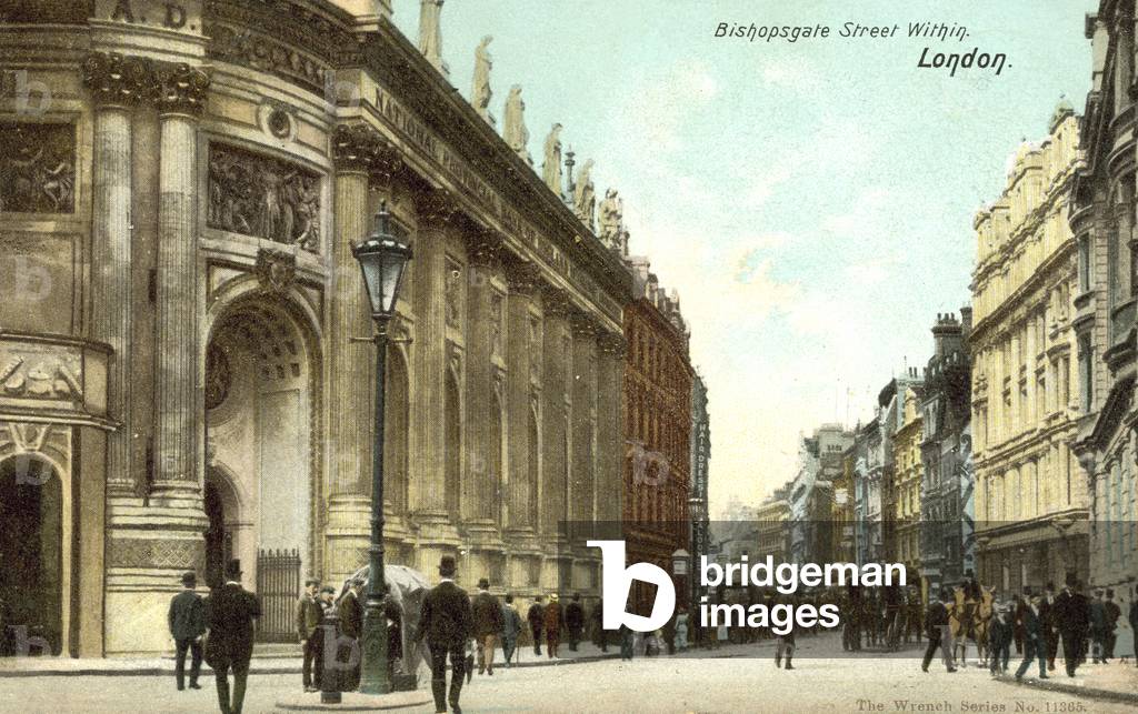 Bishopsgate Street Within, London (coloured photo)