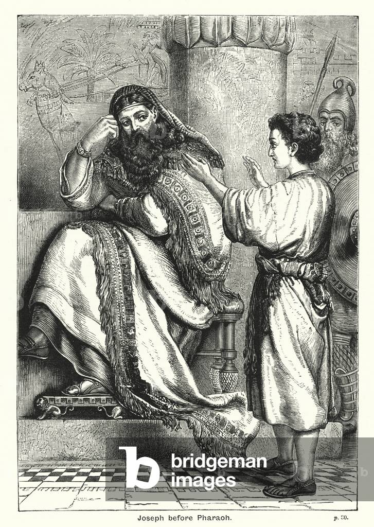 Joseph before Pharaoh (engraving)