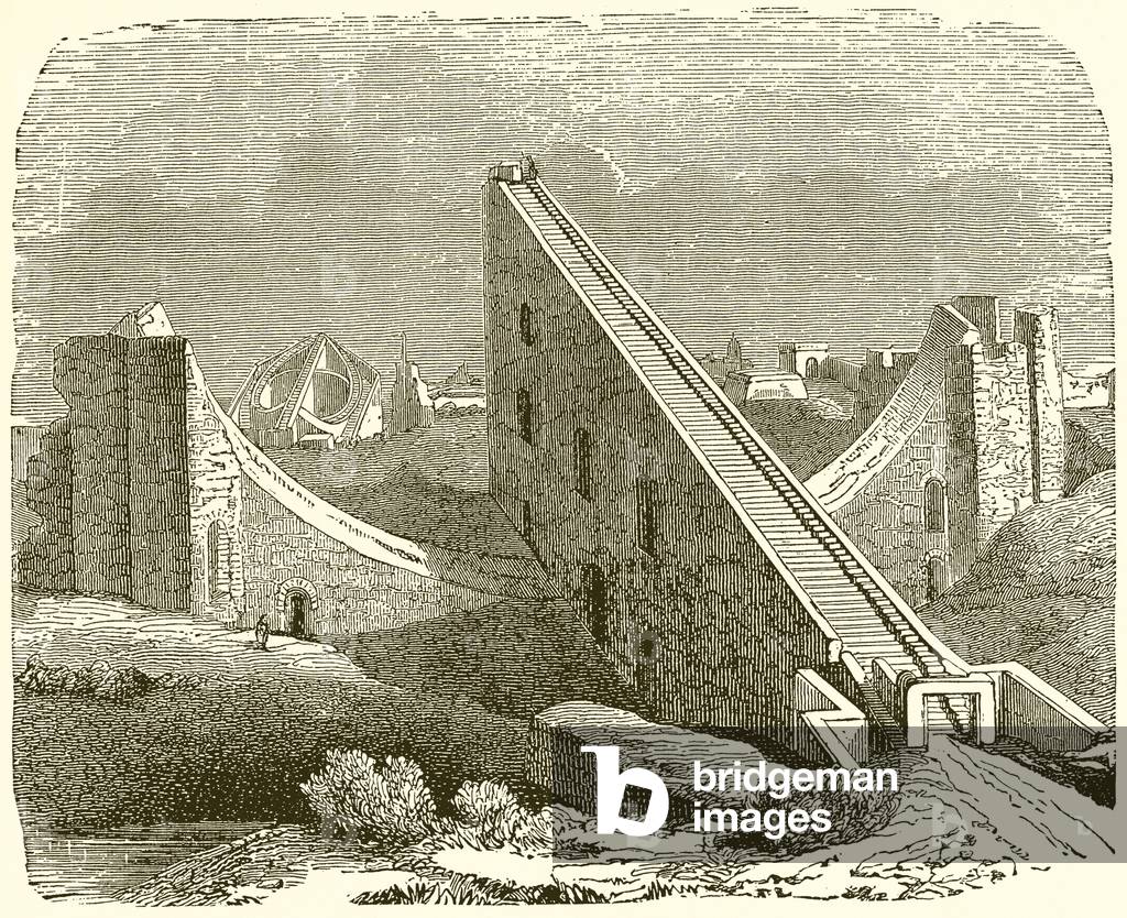 Brahmin Observatory at Benares (engraving)