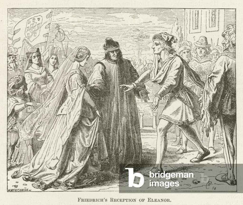 Friedrich's Reception of Eleanor (engraving)