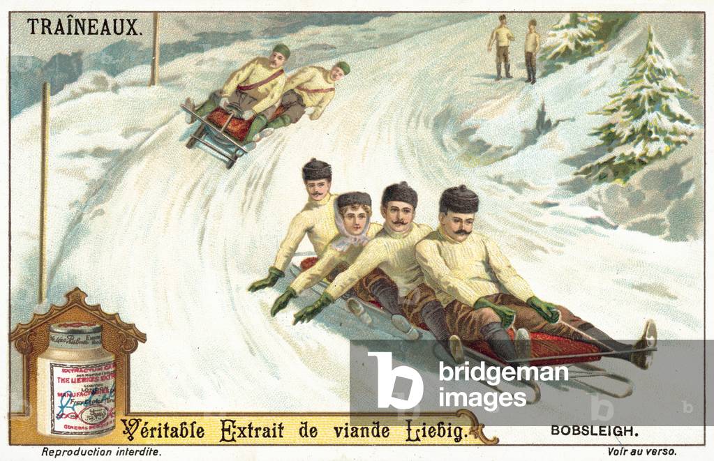 Bobsleigh (chromolitho)