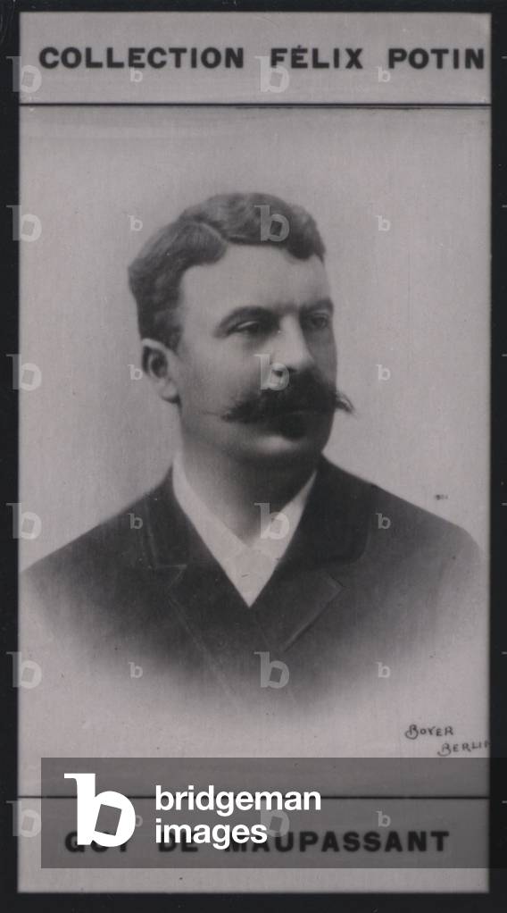 Guy de Maupassant (1850-1893) (b/w photo)