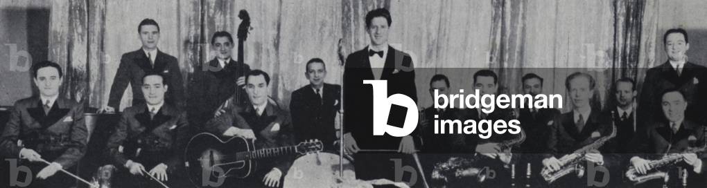 Rudy Vallee and his Connecticut Yankees (b/w photo)