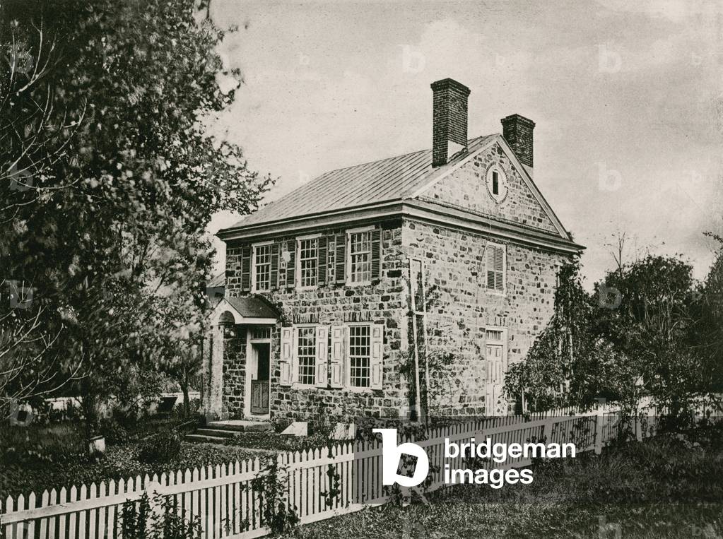 George Washington's Headquarters, Valley Forge (photogravure)