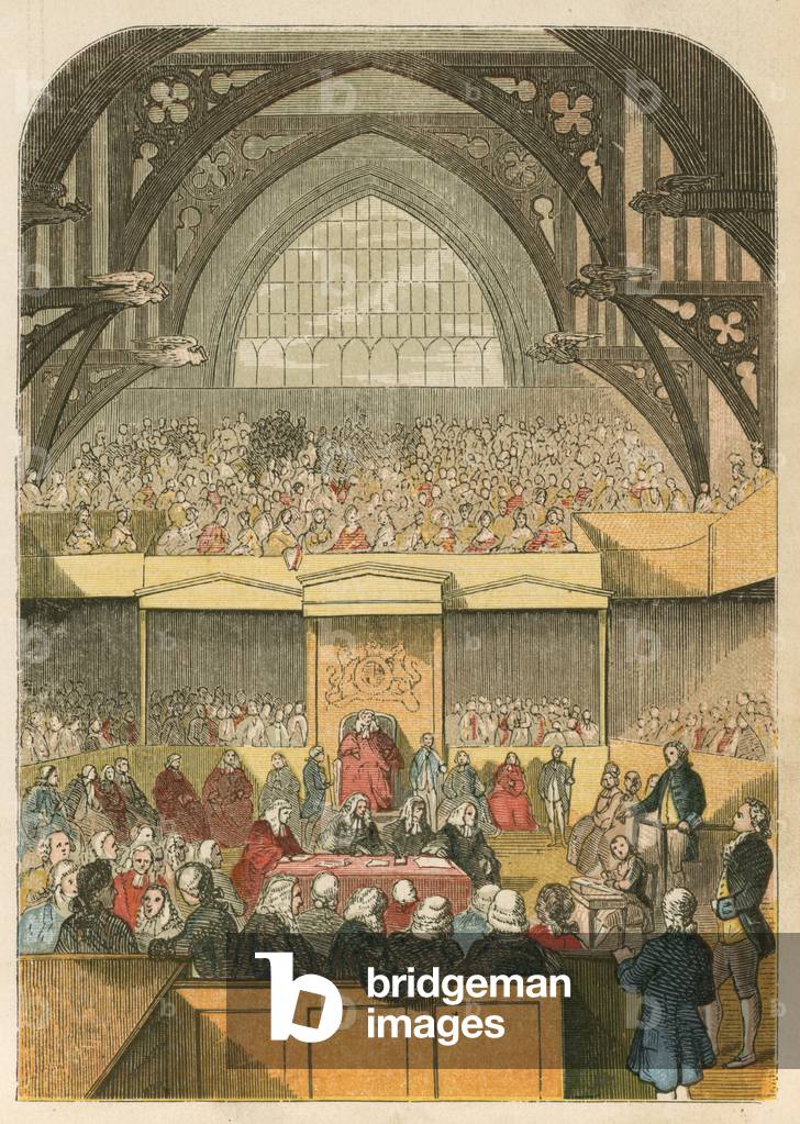 Trial of Warren Hastings at Westminster Hall