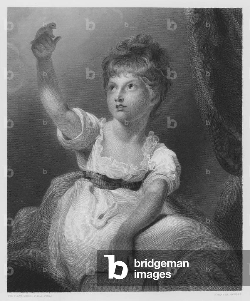 The Princess Charlotte, from the picture in the Royal Collection (engraving)