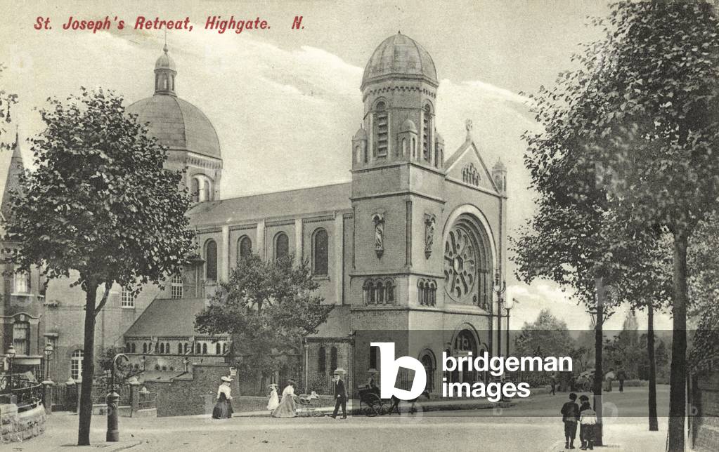 St Joseph's Retreat, Highgate, London N (b/w photo)