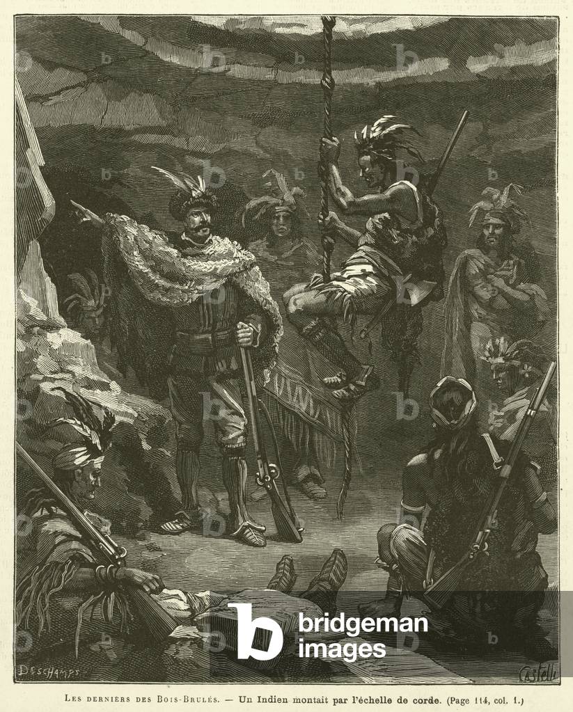 Les Derniers Des Bois-Brules (engraving)