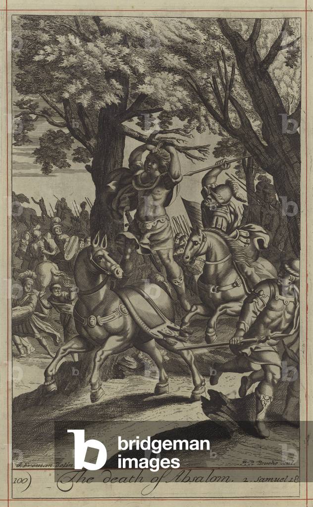 The death of Absalom (engraving)