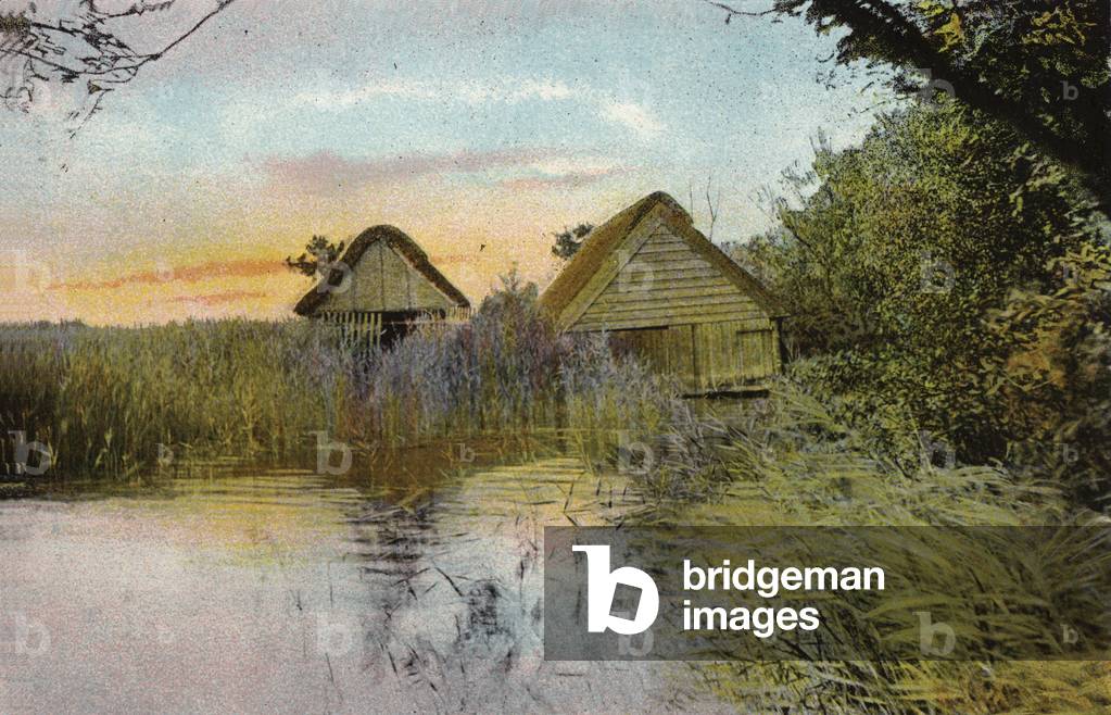 Boat Houses, Horsey Mere (photo)
