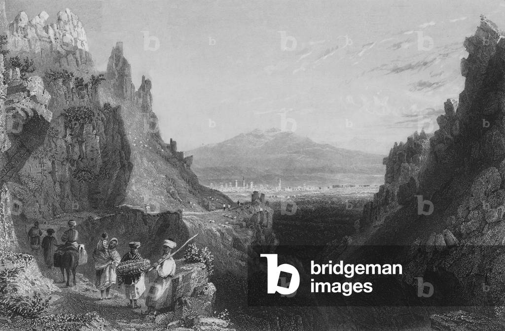 Approach to Antioch, the Ancient Anathoth, from Aleppo (engraving)