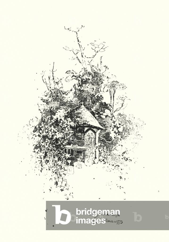 The Summer House, at Streatham, in 1773 (litho)