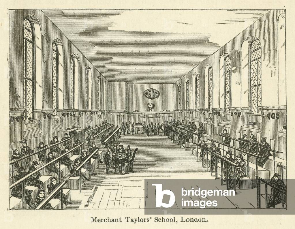 Merchant Taylors' School, London (engraving)