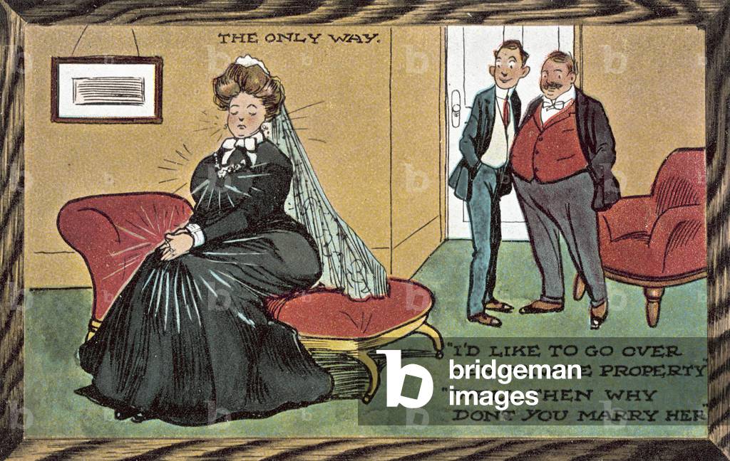 I'd like to go over her private property (colour litho)
