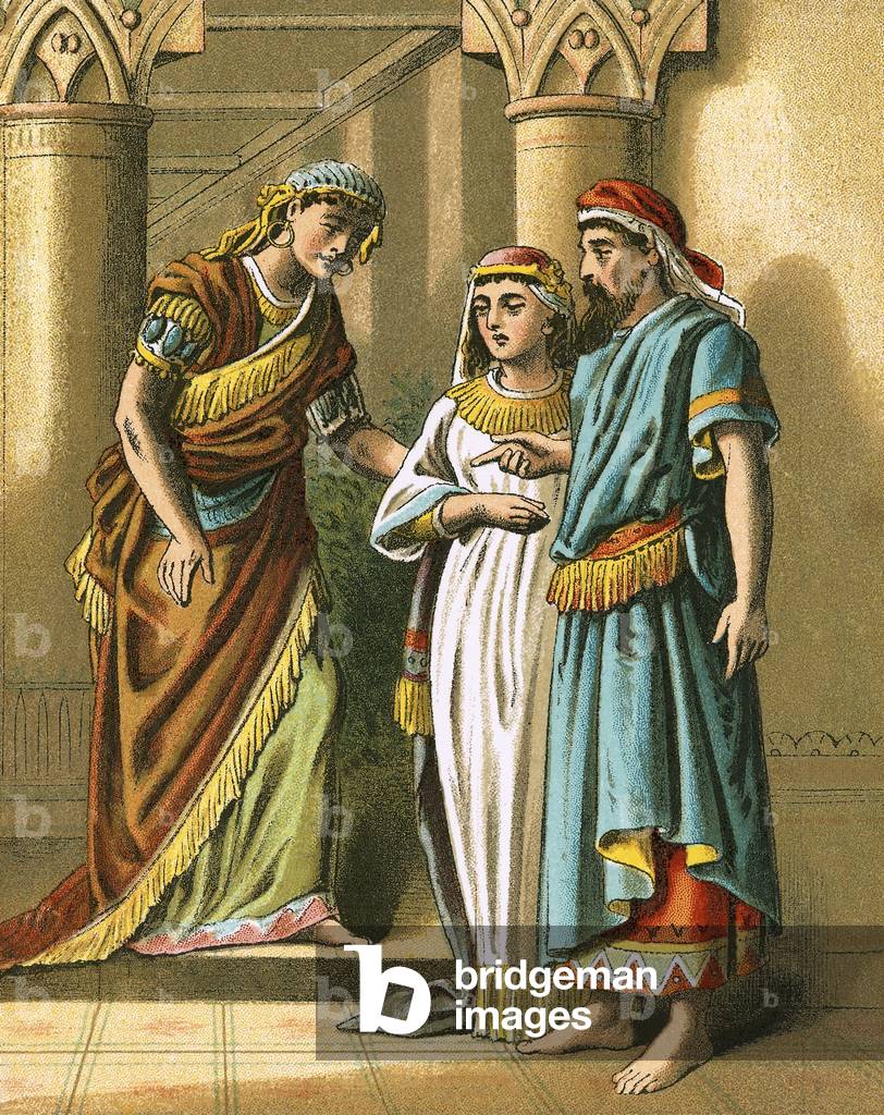 Esther brought into the king's house