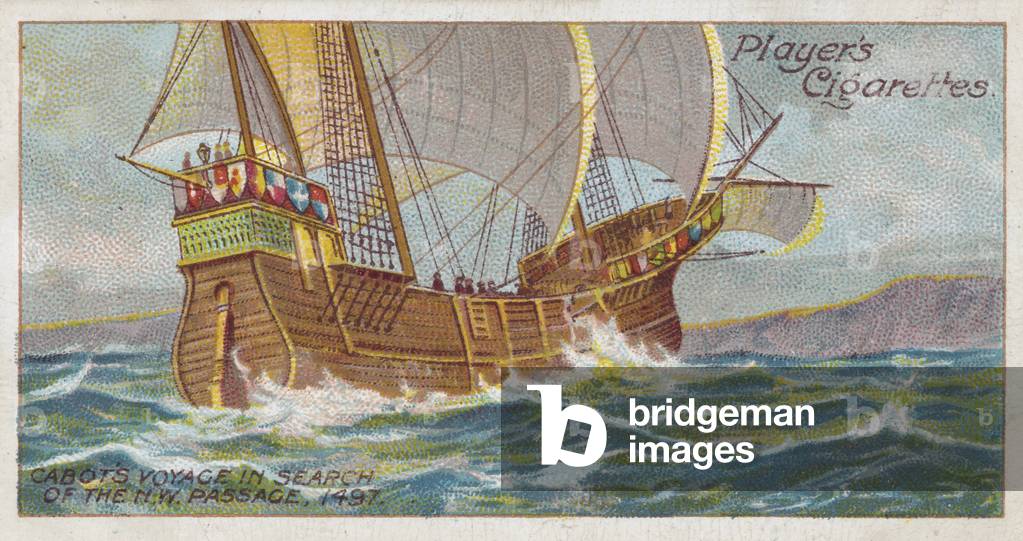 Cabot's Voyage in Search of the North-West Passage, 1497 (chromolitho)