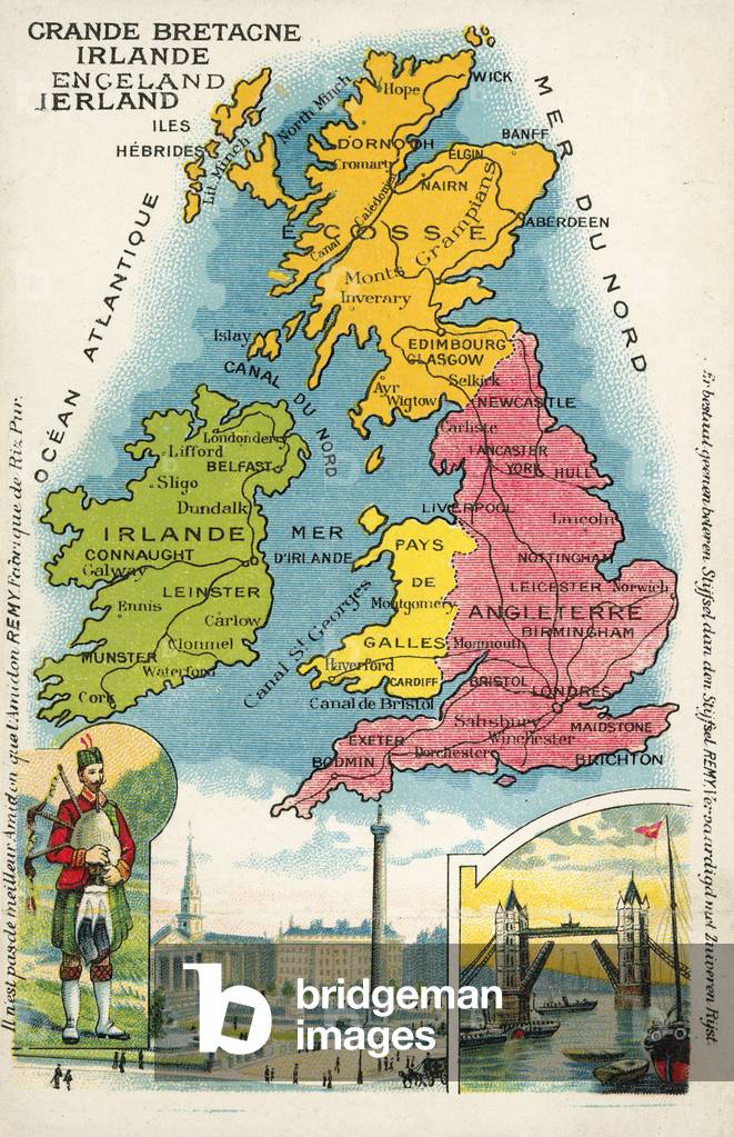 The British Isles (chromolitho)