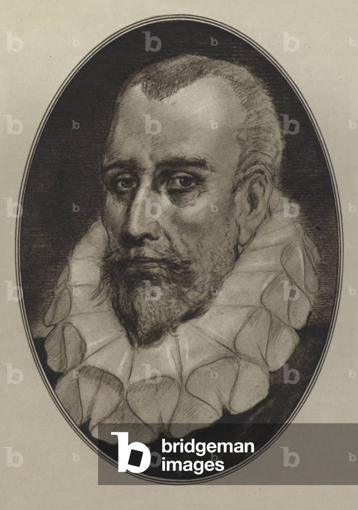 Miguel De Cervantes Saavedra (litho)