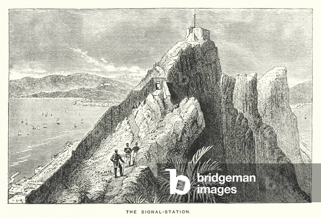 Gibraltar: The Signal-Station (engraving)