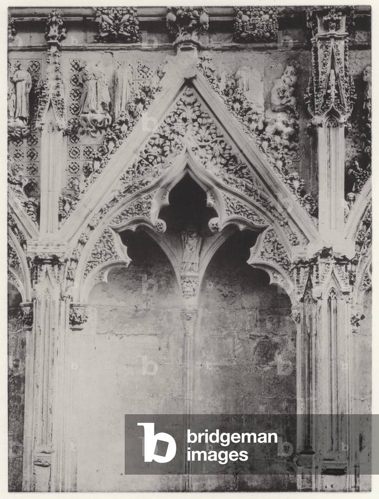 The Lady Chapel, Ely Cathedral: North Side, XV (b/w photo)