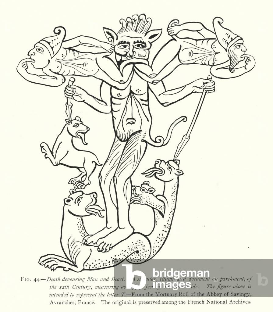 Death devouring Man and Beast (engraving)
