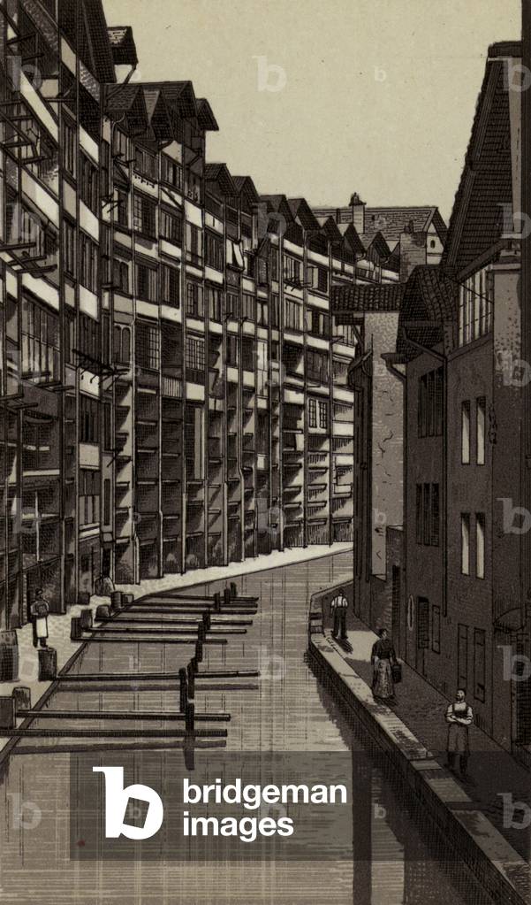 Metz: Gerber-Strasse (litho)