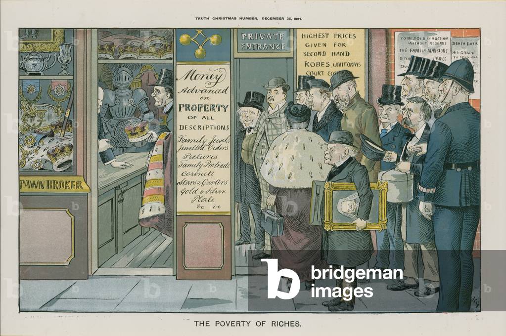 The Poverty of Riches (colour litho)