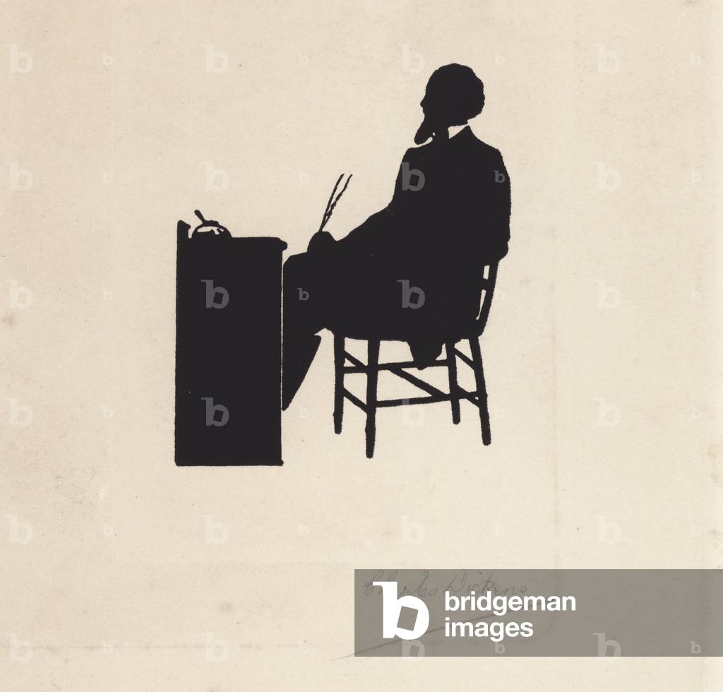 Charles Dickens, English novelist (litho)
