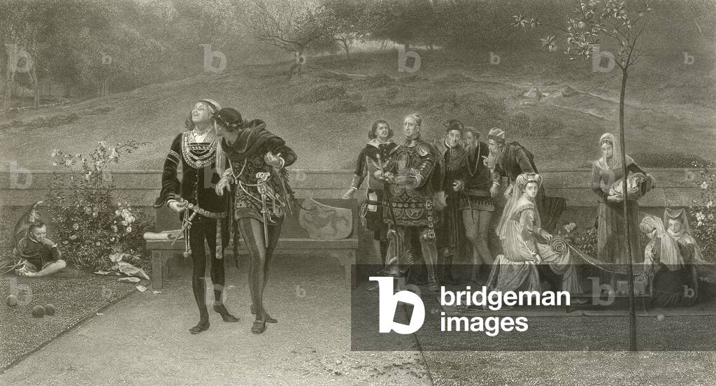 Edward II and Piers Gaveston (engraving)