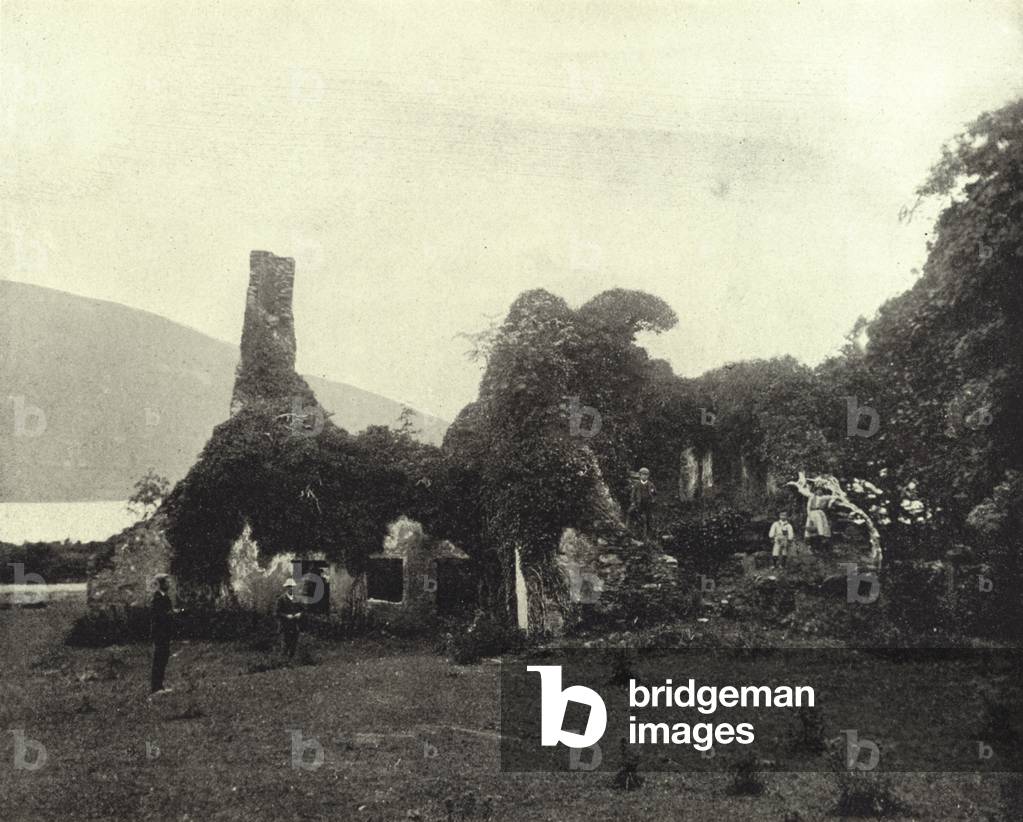 O'Connell's Birthplace, Carhen, Co. Kerry (b/w photo)