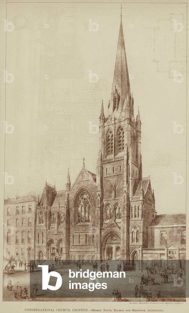 Congregational Church, Croydon (engraving)