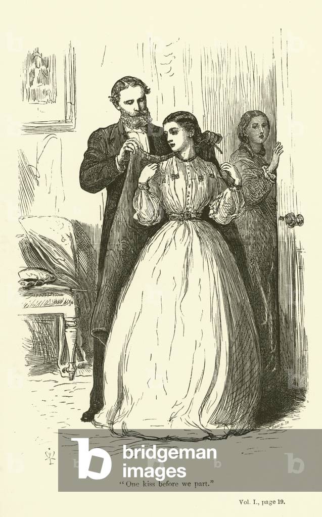 Illustration for Phineas Finn by Anthony Trollope (engraving)