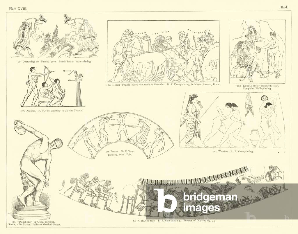 Homer's Iliad (engraving)