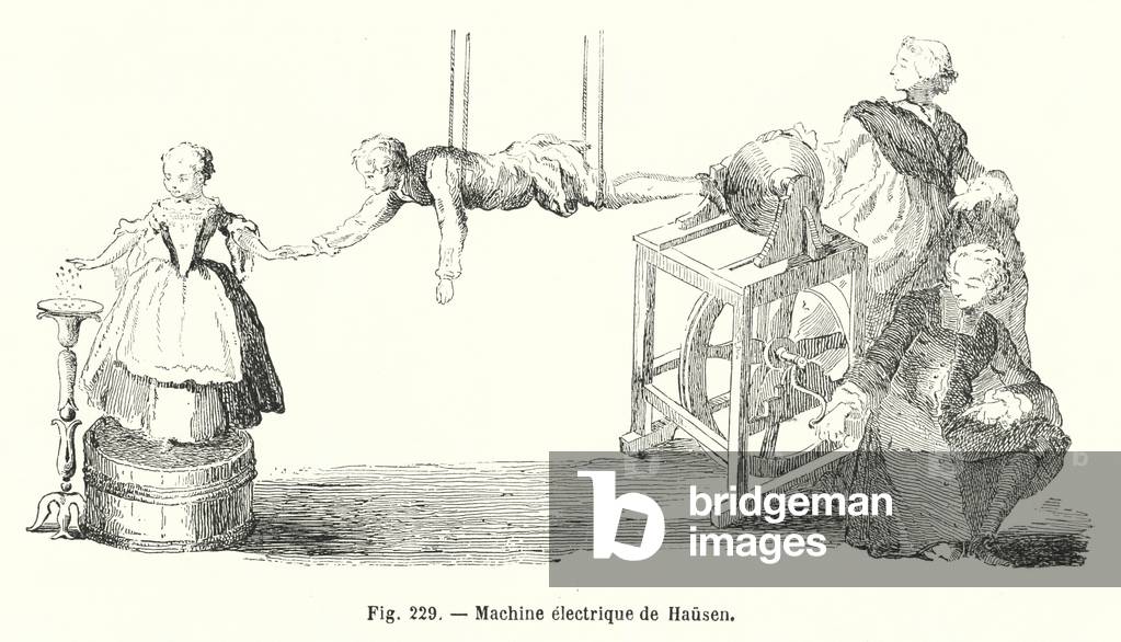 Machine electrique de Hausen (engraving)