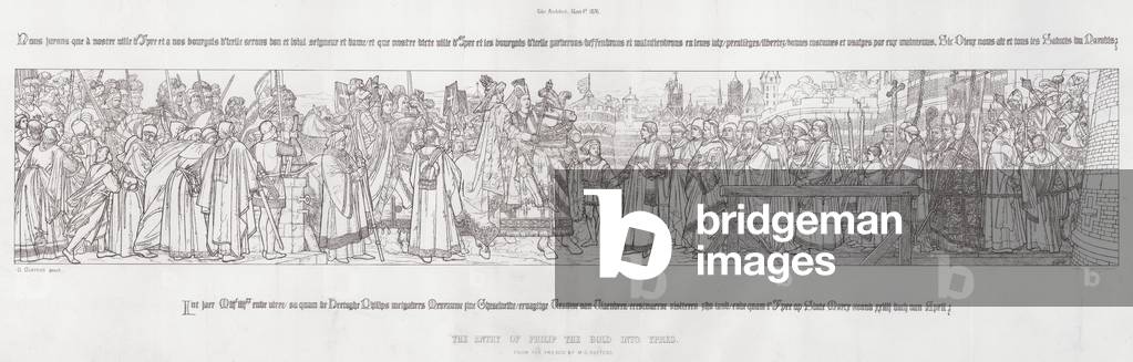The Entry of Philip the Bold into Ypres (engraving)