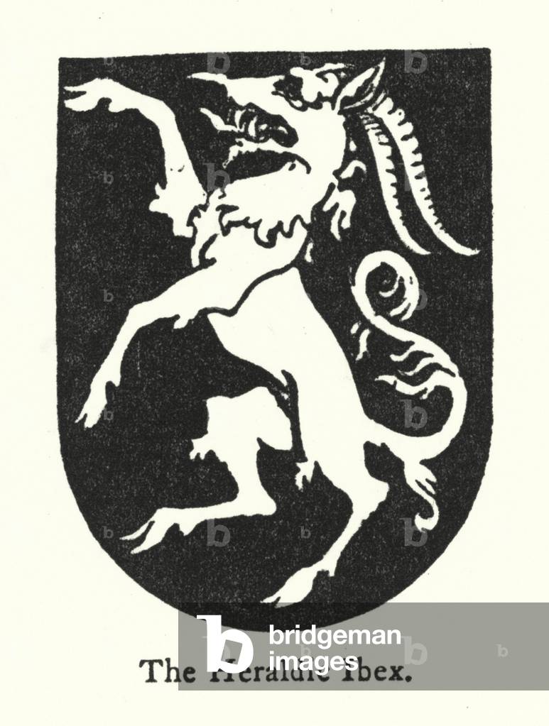 The Heraldic Ibex (engraving)