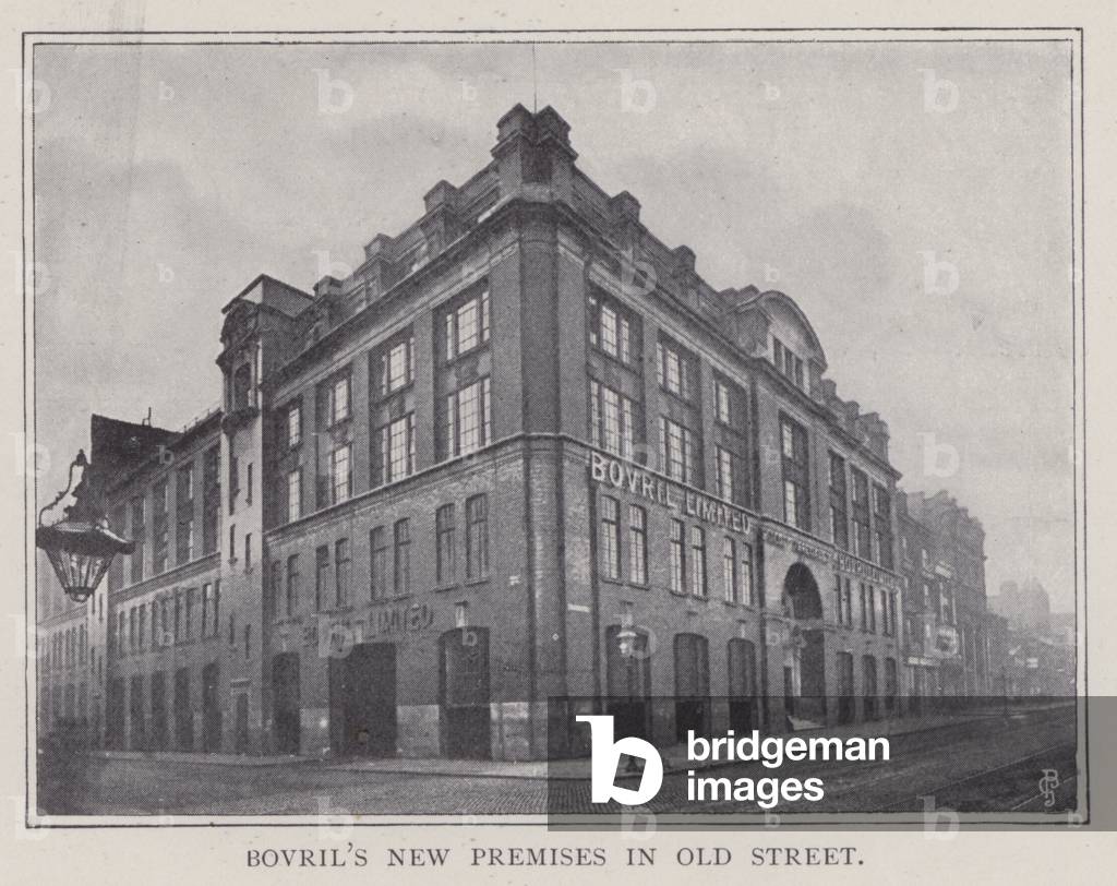Bovrils new premises in Old Street (b/w photo)
