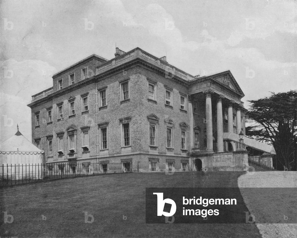 Claremont House (b/w photo)